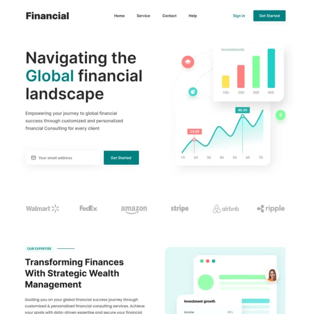 Sleek Business Website