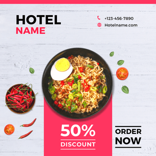 New food banner