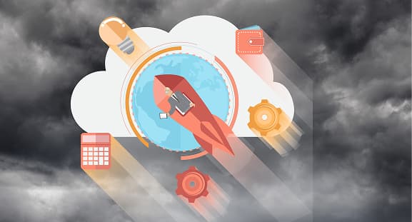 Mobile app feature illustration