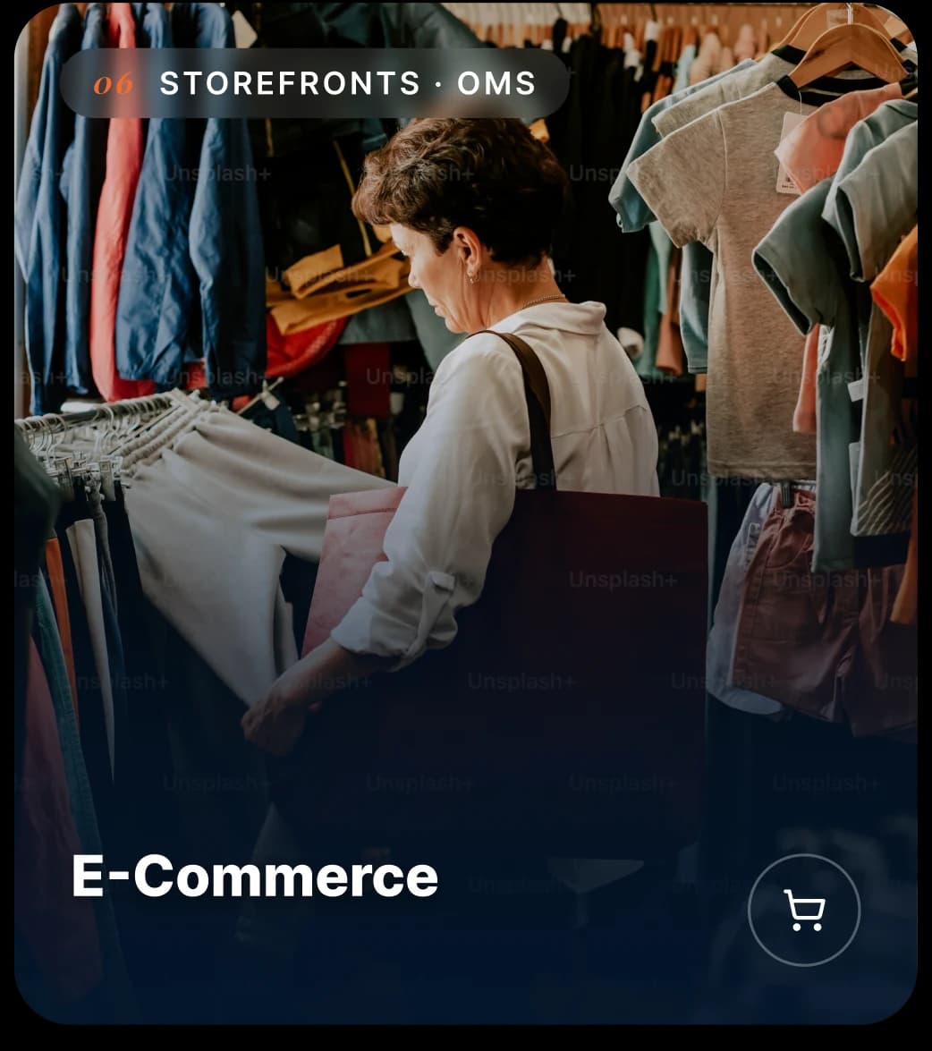 E-Commerce — Storefronts & OMS