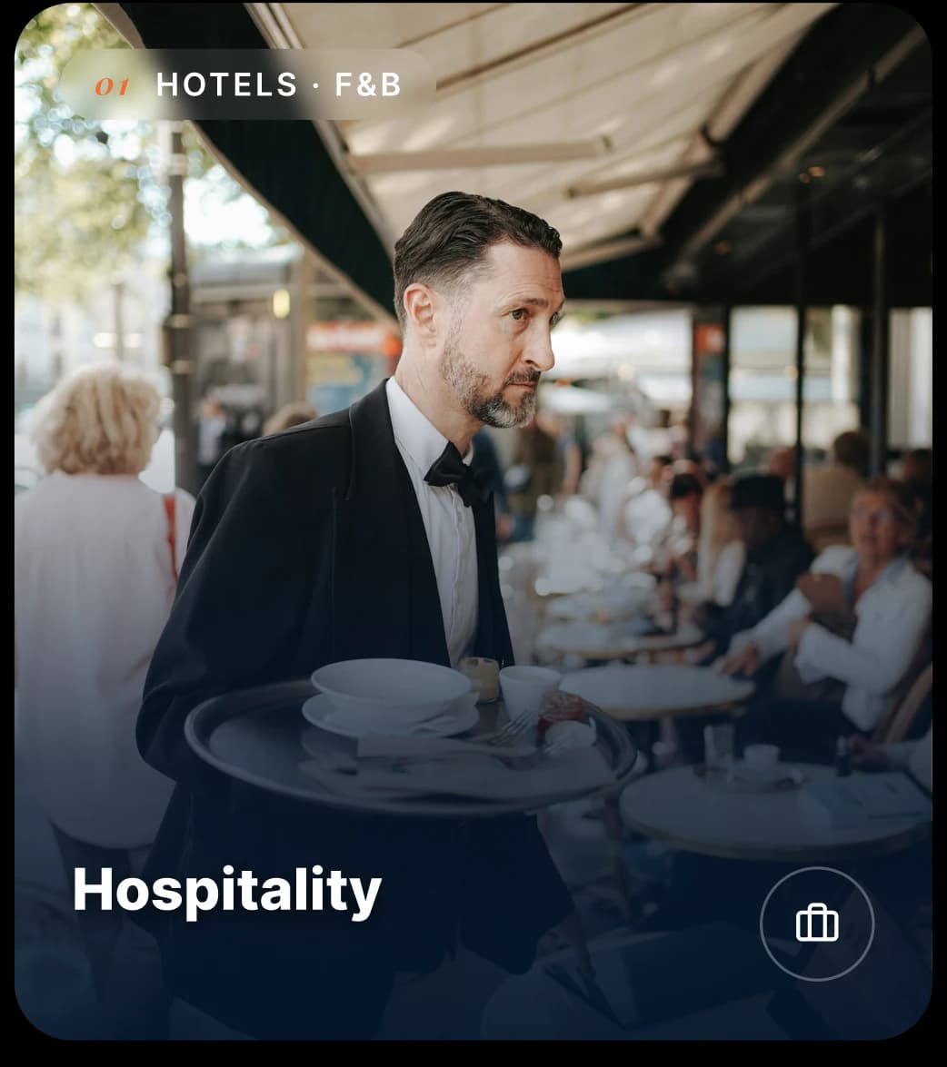 Hospitality — Hotels & F&B